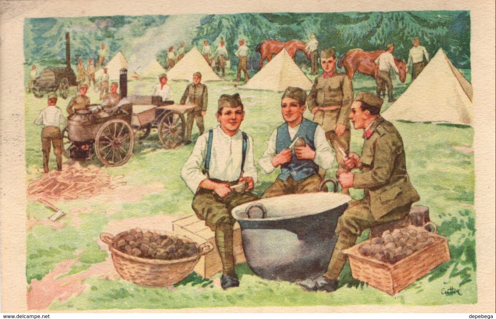 Czechoslovakia - Vesela Vojna, CSR Military Postcard, ZILINA  20.6.1932- (II) - Postcards