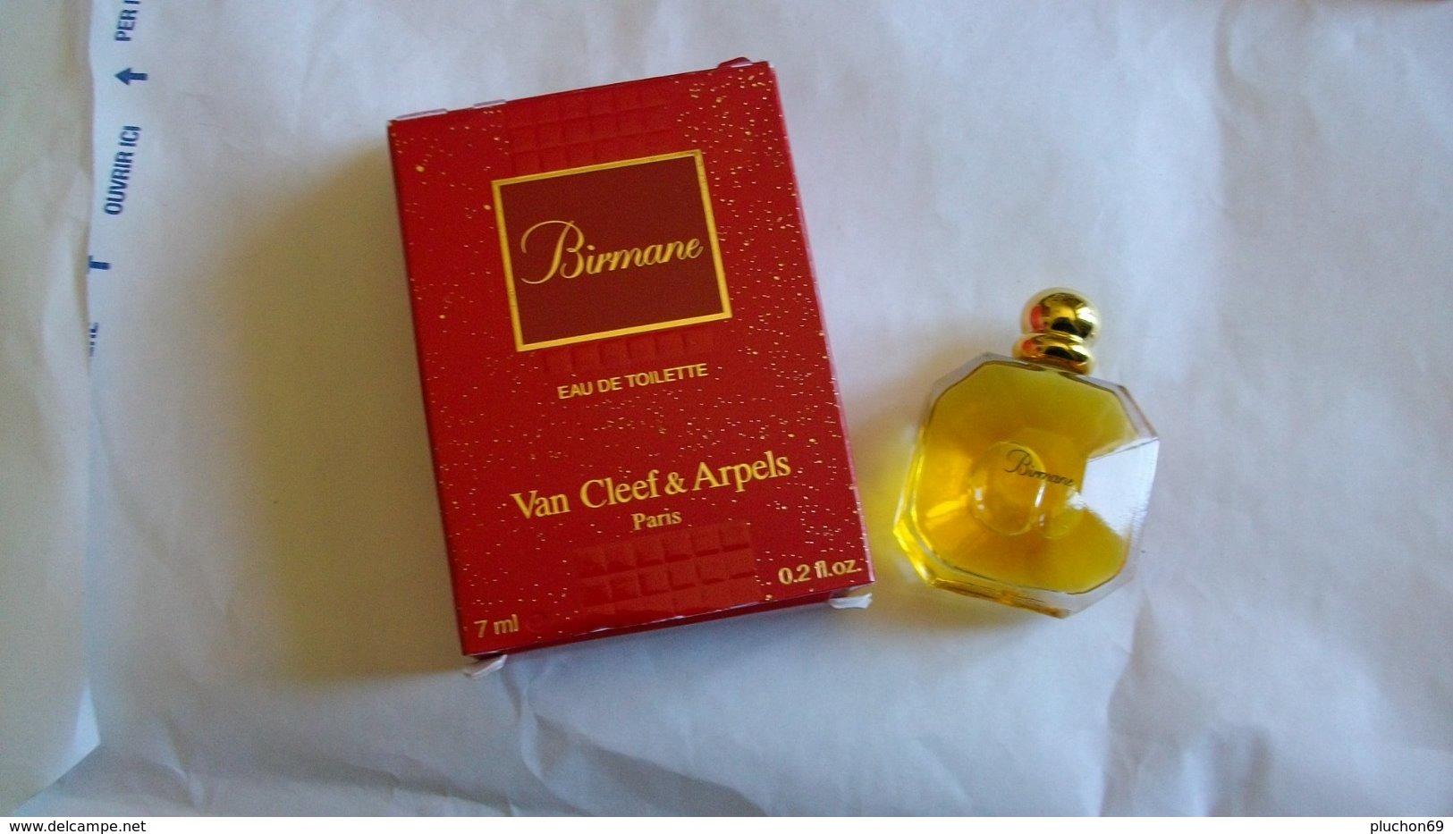 Miniature De Parfum Van Cleed & Arpels    " Birmane  " Eau De Toilette - Miniatures Femmes (avec Boite)