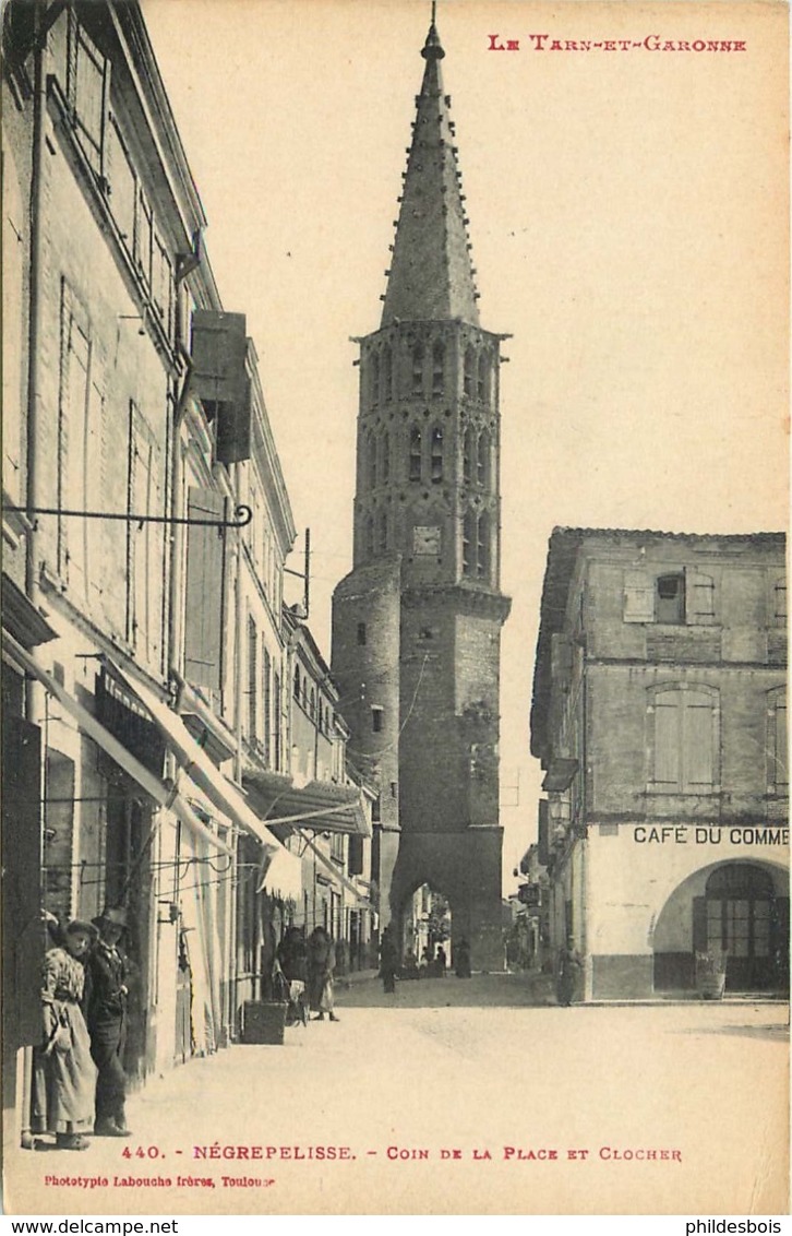 TARN ET GARONNE  NEGREPELISSE   Coin De La Place - Negrepelisse