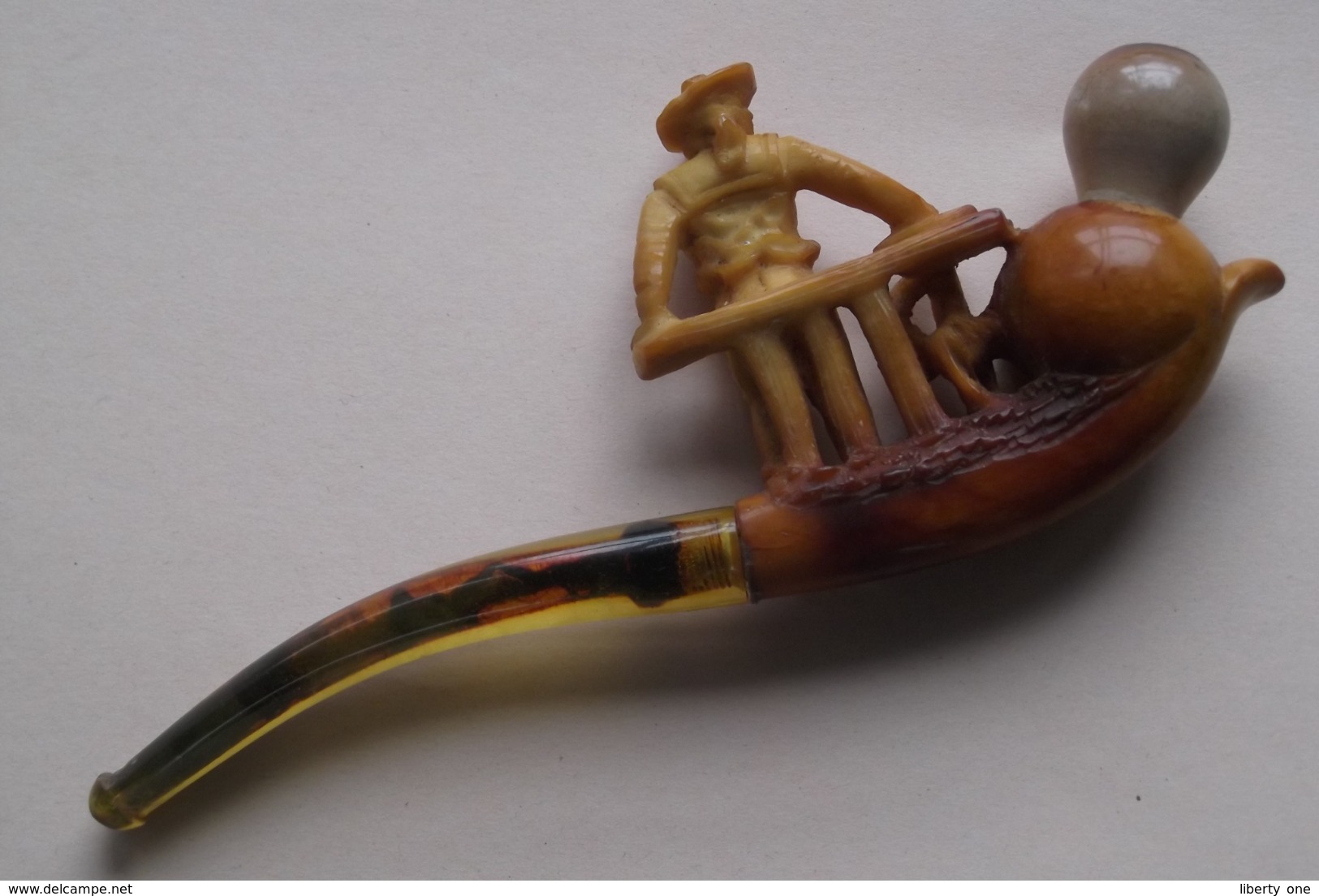 FUME cigarettes PIPE Beautiful / Rare > Avec Etui Original ( Voir / See Photo ) In VERY good condition +/- 14,5 cm.