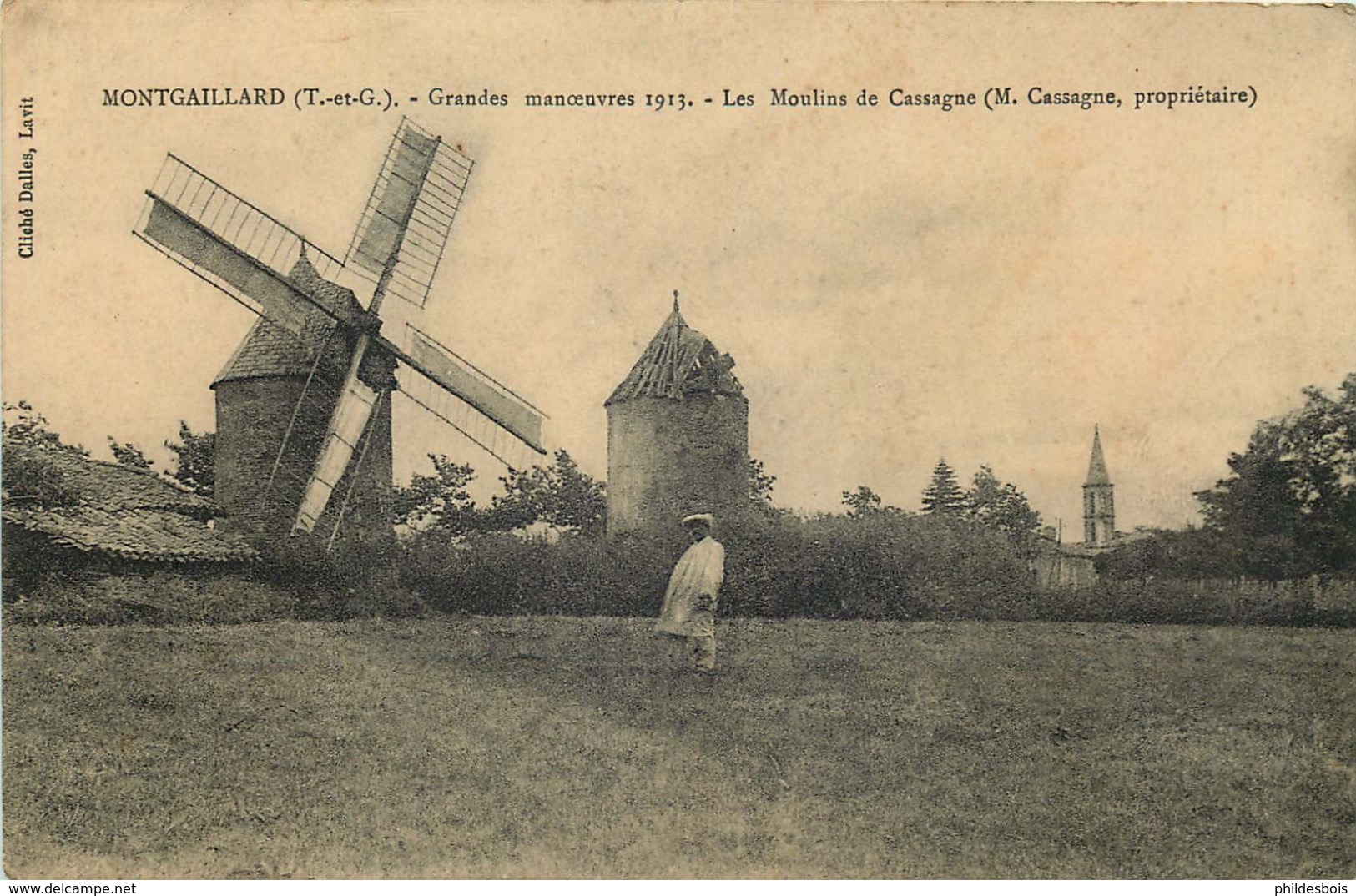 TARN ET GARONNE  MONTGAILLARD  Les Moulins De Cassagne ( M Cassagne Proprietaire ) - Autres & Non Classés