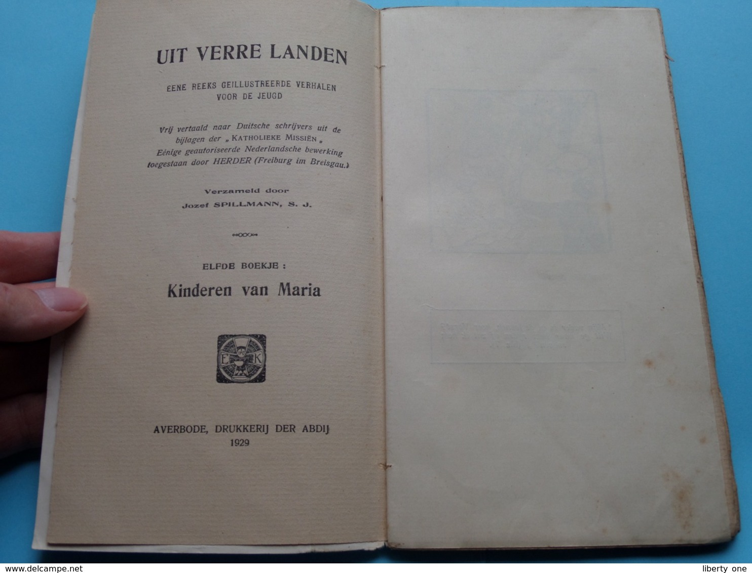 KINDEREN Van MARIA Een Verhaal Uit Den Kaukasus Naar Spillmann / Reeks A - Abdij Van Averbode 1929 ( Zie / Voir Photo ) - Oud