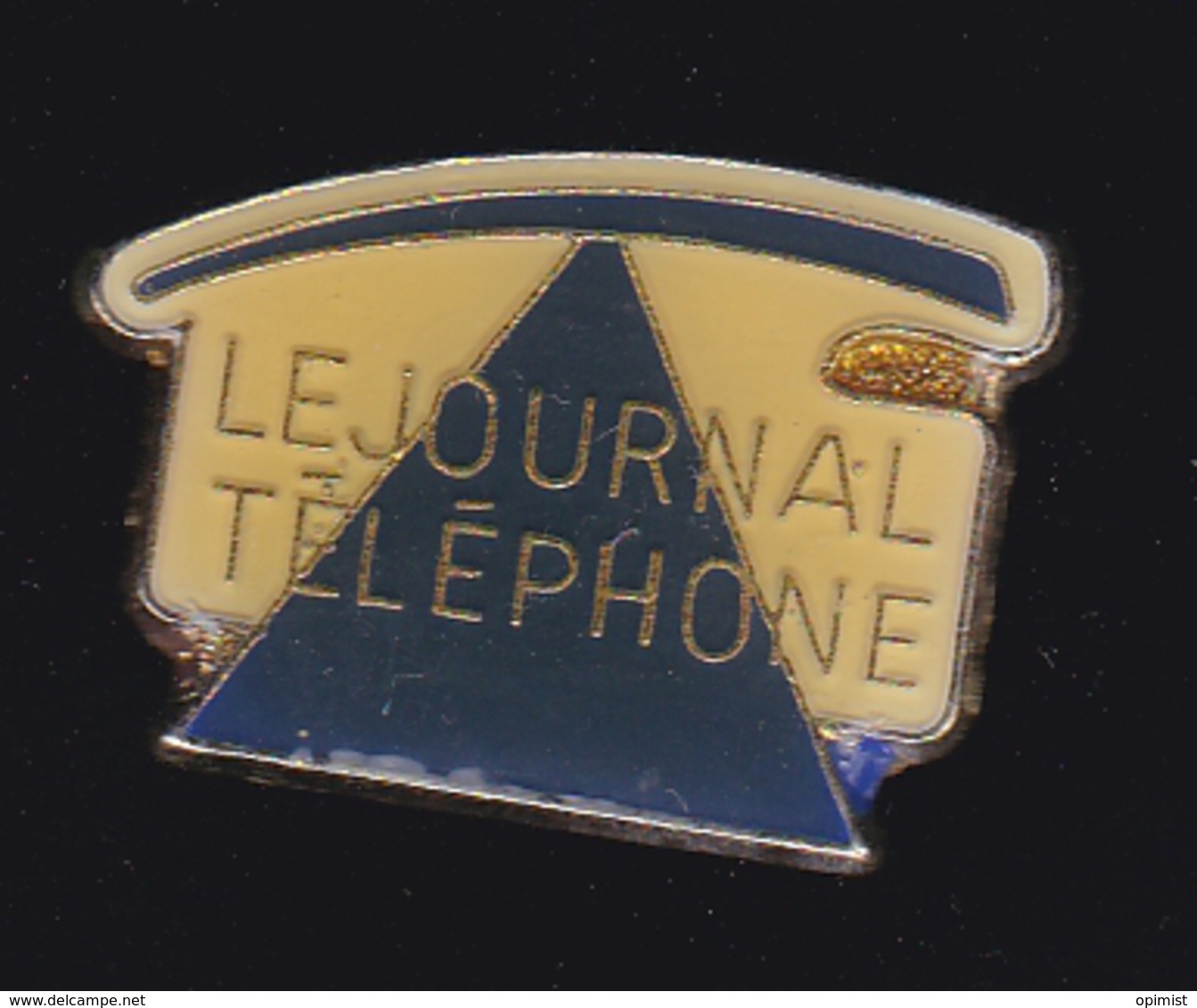 60006-pin's.le Journal Telephone...Presse.Journal.Magazine.. - Médias