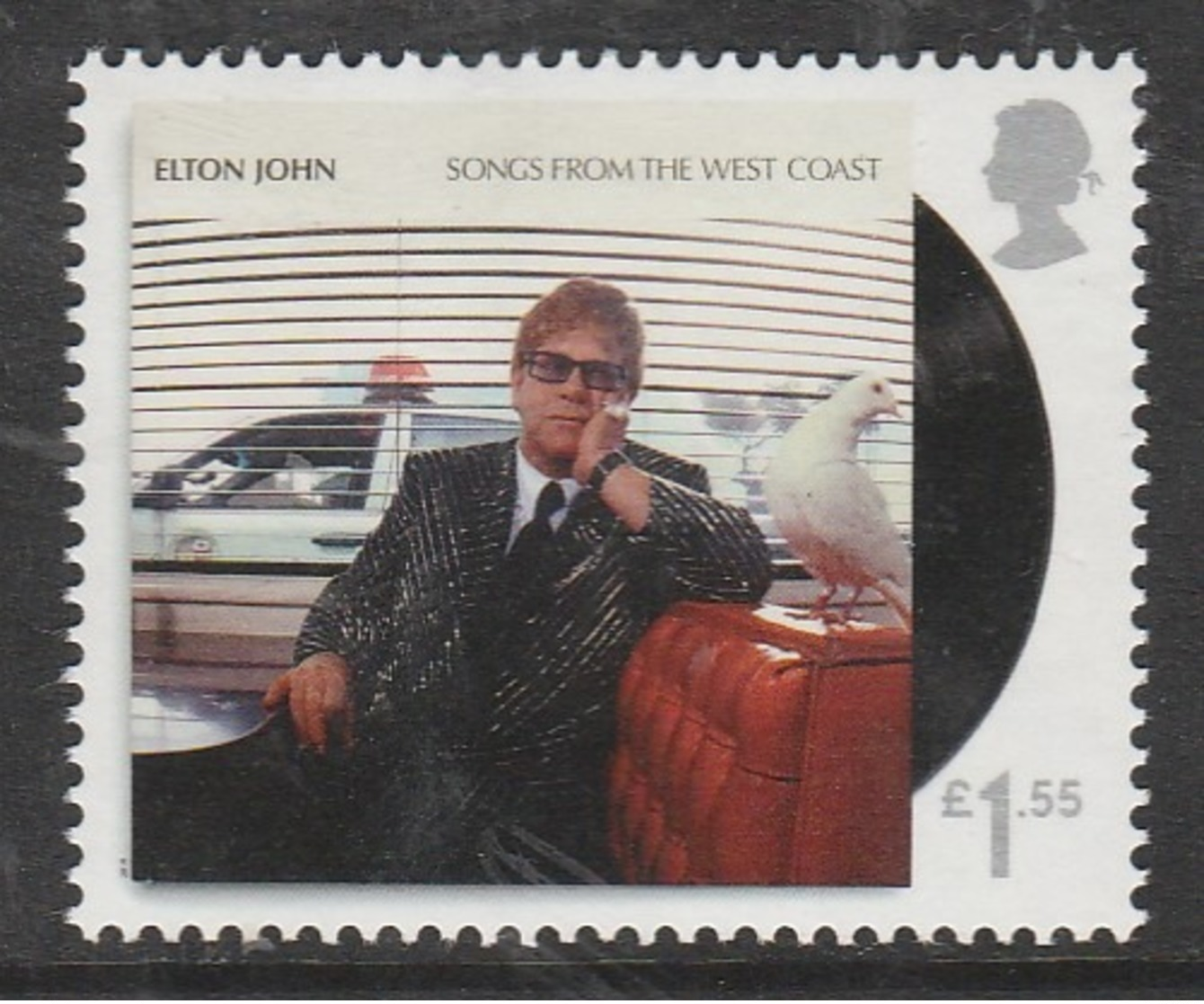 GB 2019 Music Giants - Elton John £1.55 Multicoloured SW 4106 ** MNH - Unused Stamps