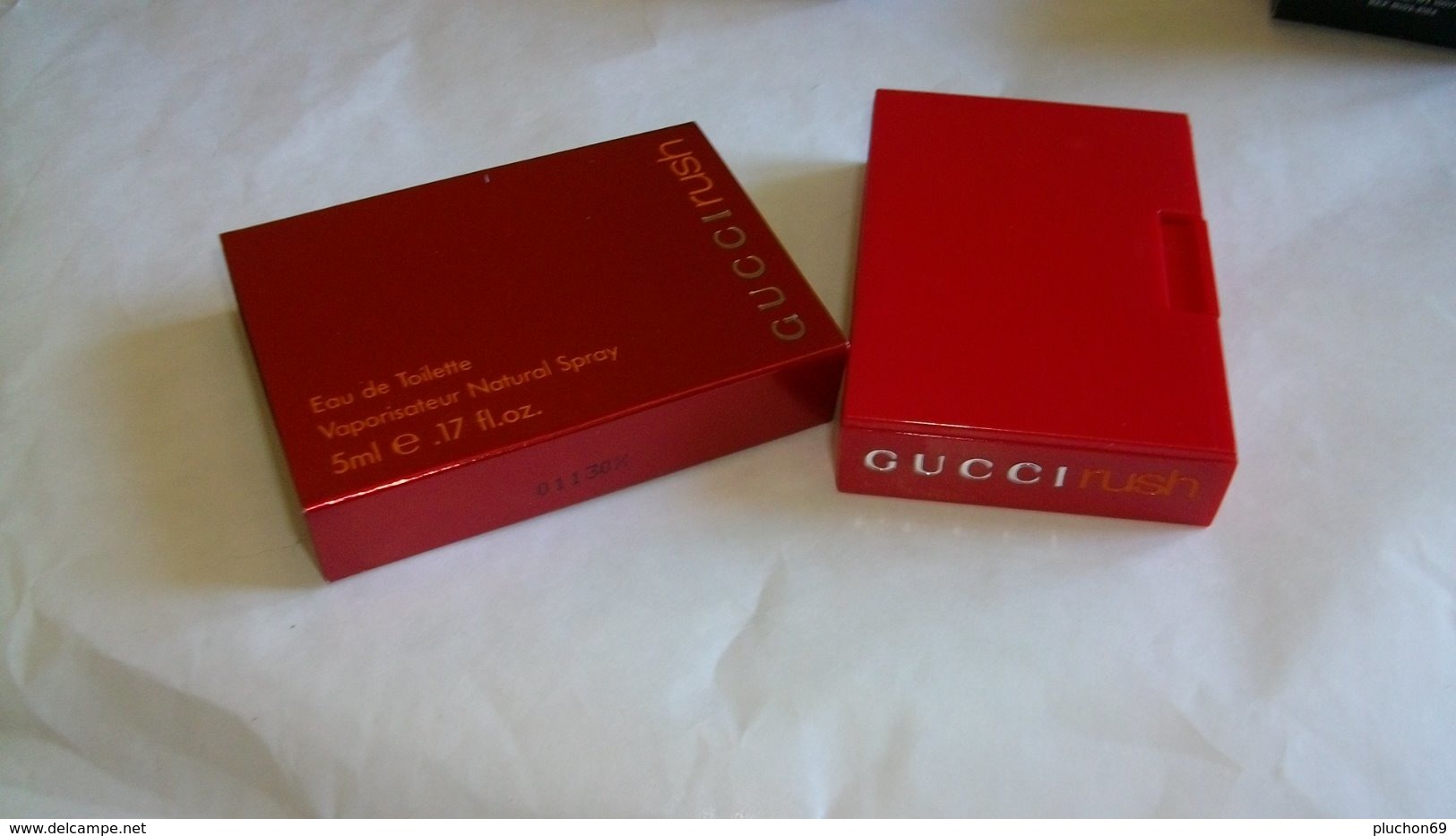 Miniature De Parfum Gucci    " Rush   " Eau De Toilette - Miniatures Femmes (avec Boite)