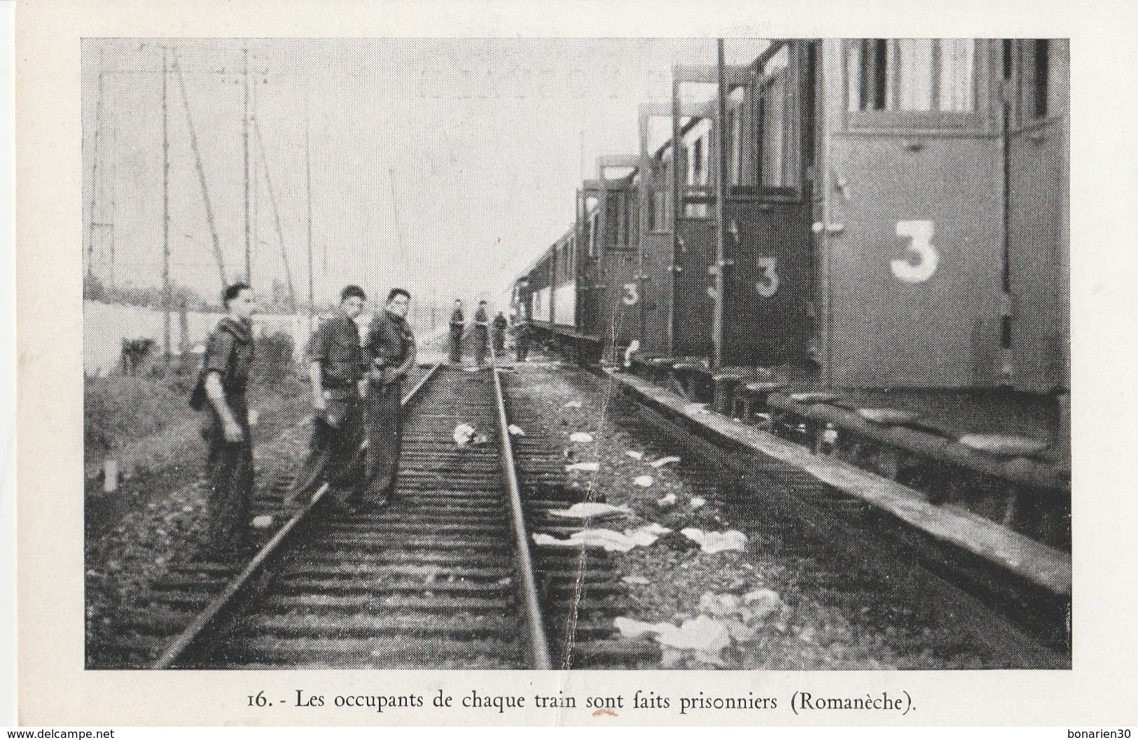 CPA GUERRE 39/45 71 ROMANECHE LIBERATION RESISTANTS PRISONNIERS DANS TRAIN   ETAT - Guerre 1939-45