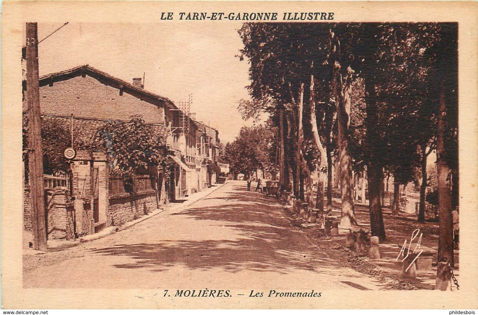 TARN ET GARONNE  MOLIERES  Les Promenades - Molieres