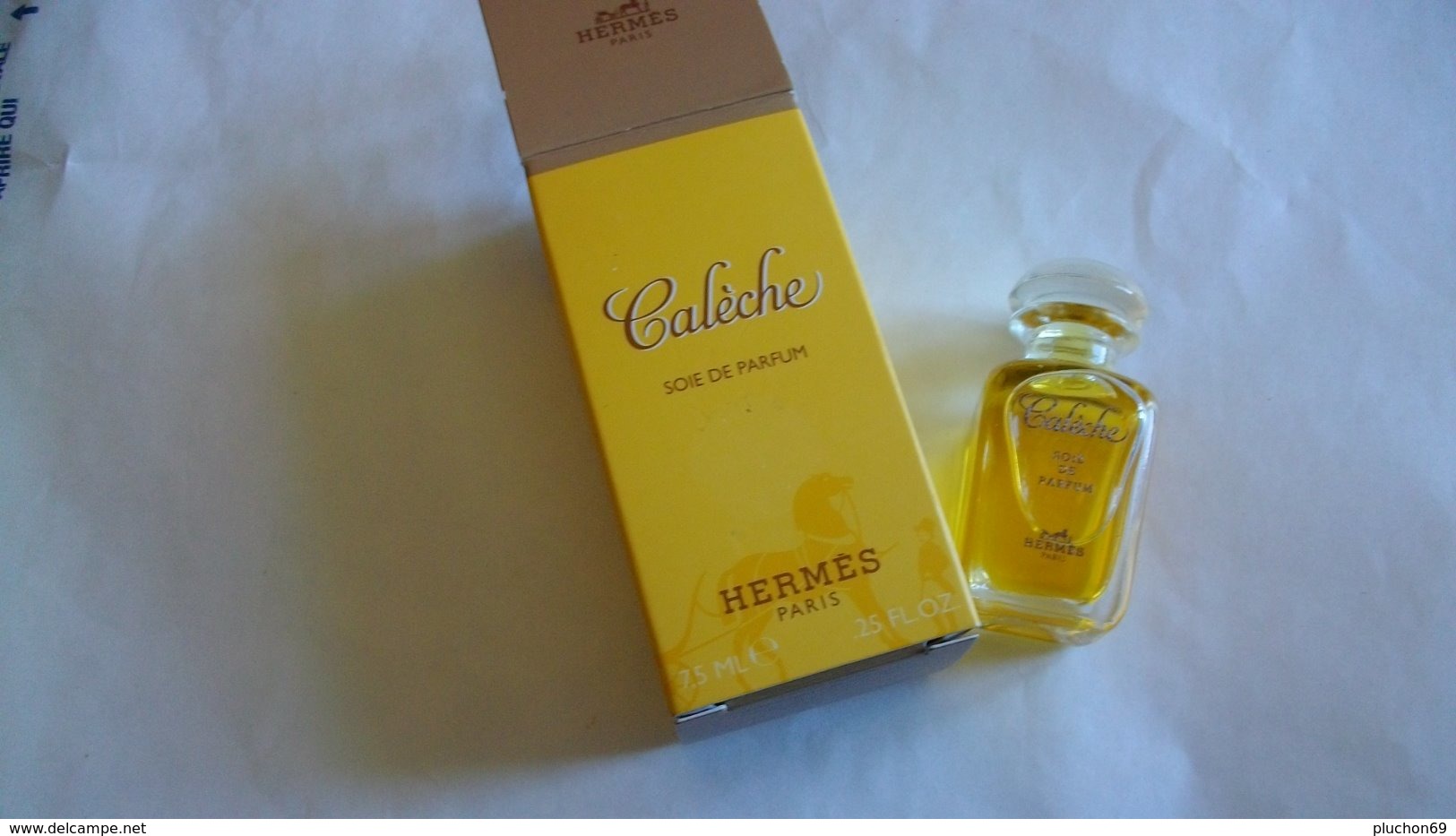 Miniature De Parfum Hermès    " Calèche   " Soie De Parfum Nouvelle Boite - Miniatures Femmes (avec Boite)