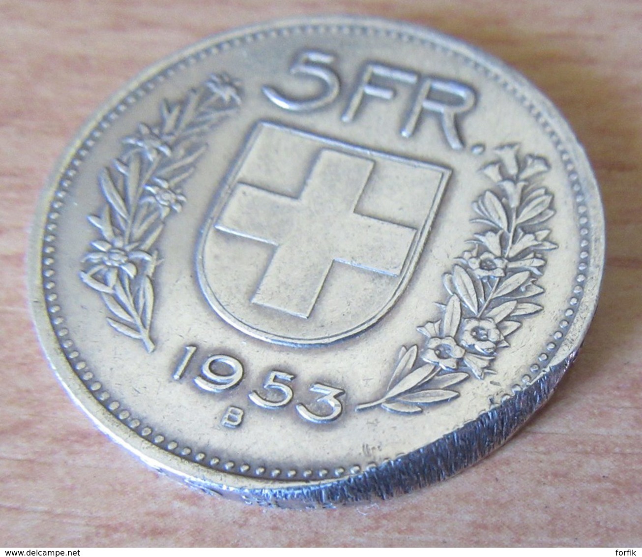 Suisse - 2 Monnaies 5 Francs 1953 En Argent - TTB / SUP - Autres & Non Classés