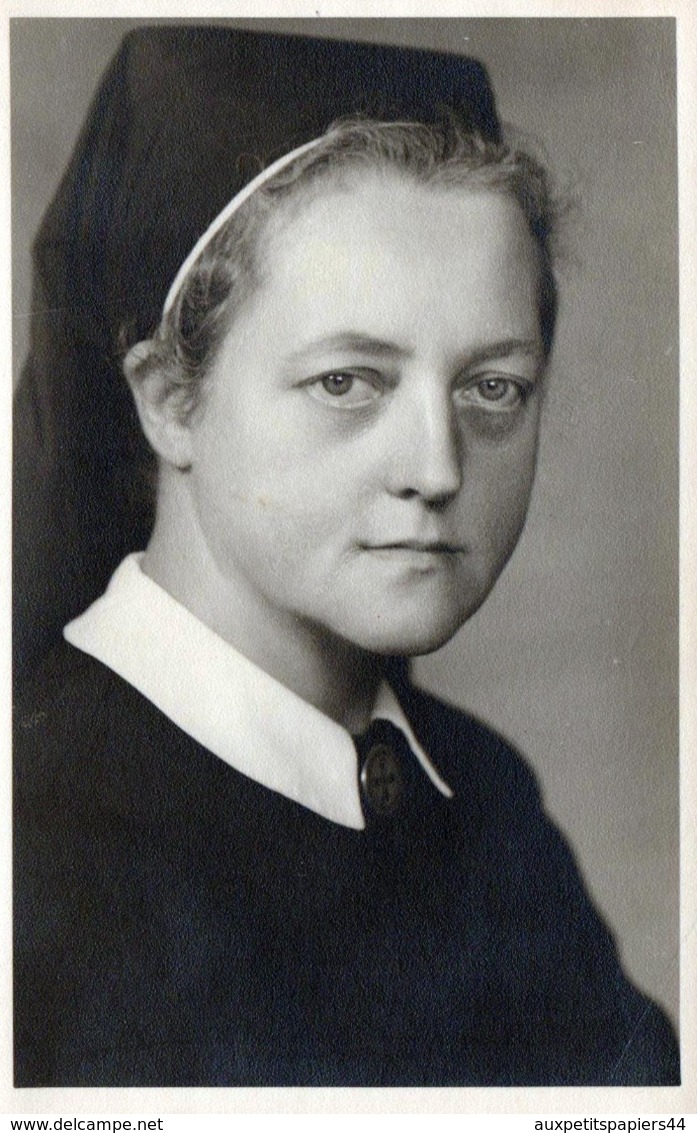 Carte Photo Originale Guerre 1939/45 - Portrait De Bonne Soeur Infirmière Allemande Aux Yeux Clairs - Köln, Cologne - War, Military