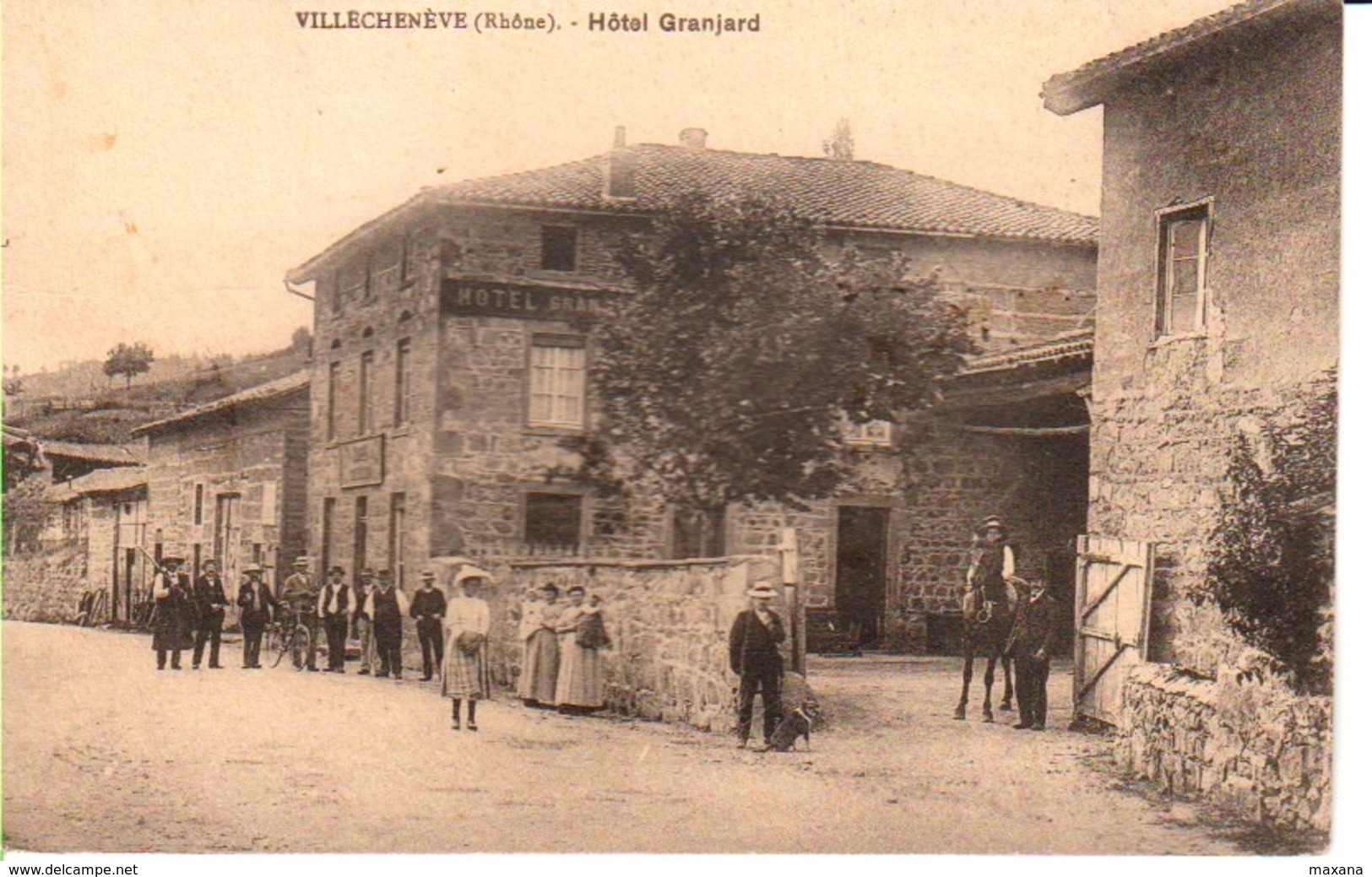 69.VIL- VILLECHENEVE , Hôtel Granjard - Autres & Non Classés