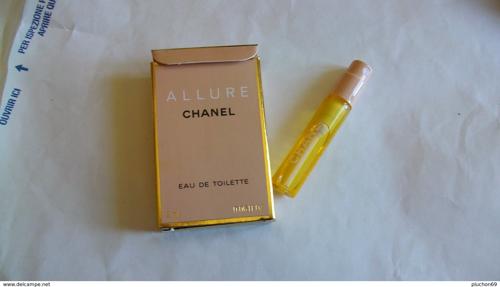 Miniature Tube Chanel Allure - Echantillons (tubes Sur Carte)