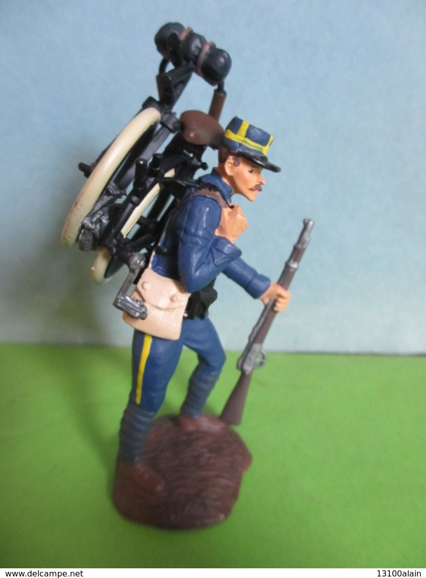 Figurines Soldats De Plomb Soldat ATLAS CHASSEUR CYCLISTE 1914 France Guerre 14-18 WW1 WWI - Zinnsoldaten