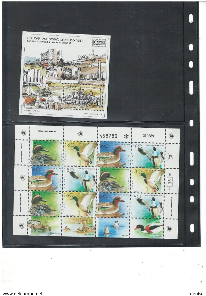 Israel - Grosse Collection en album - Timbres avec tabs , Blocs , carnets , Feuilles etc...premiere partie