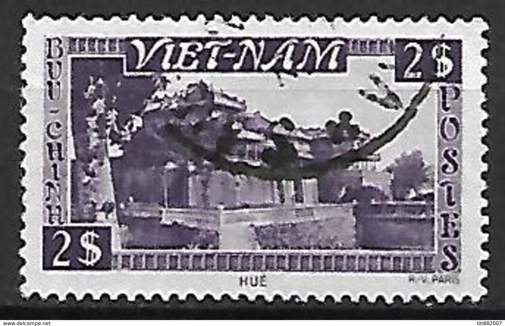 VIET-NAM    -   1951 .  Y&T N° 8 Oblitéré - Viêt-Nam