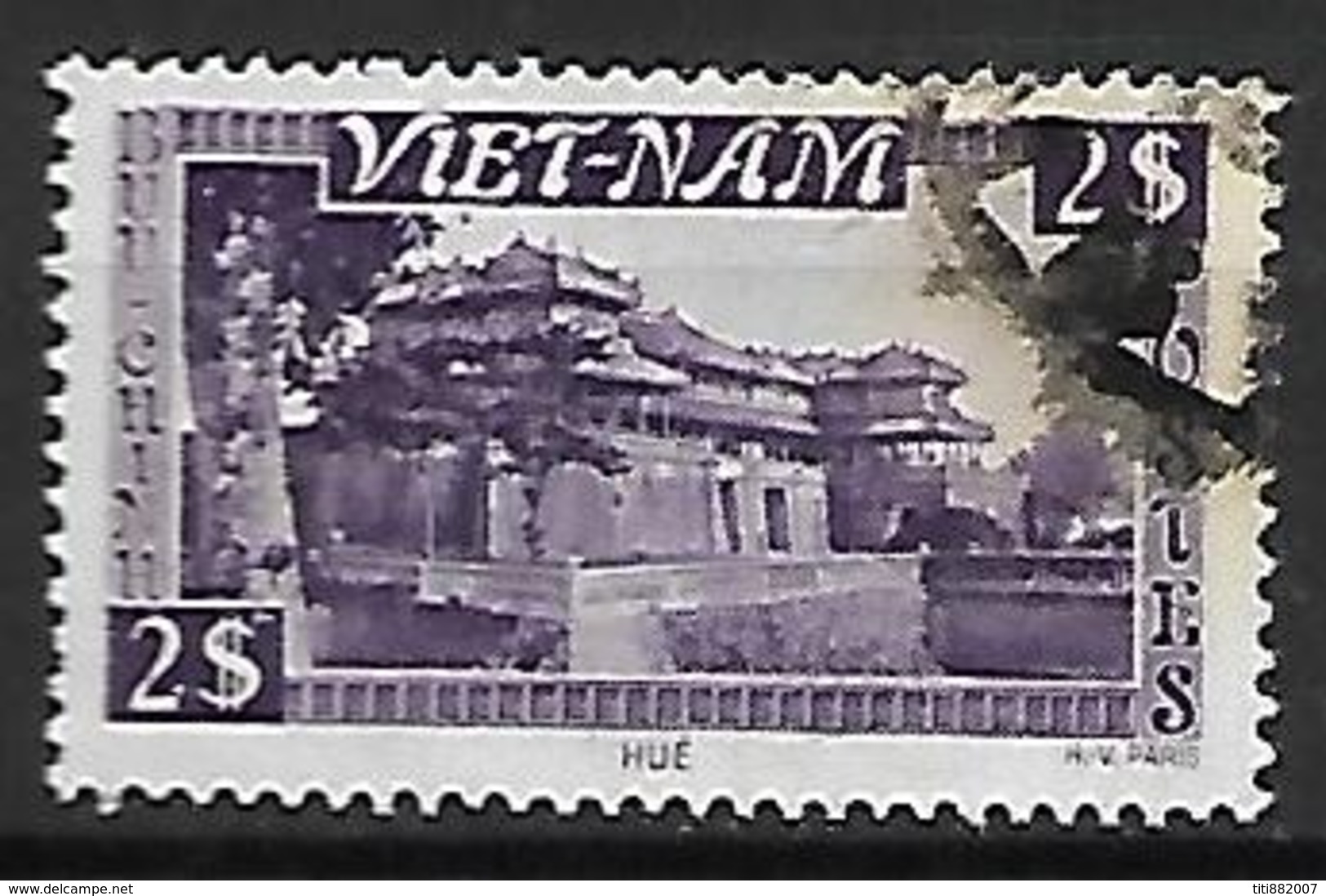 VIET-NAM    -   1951 .  Y&T N° 8 Oblitéré - Viêt-Nam