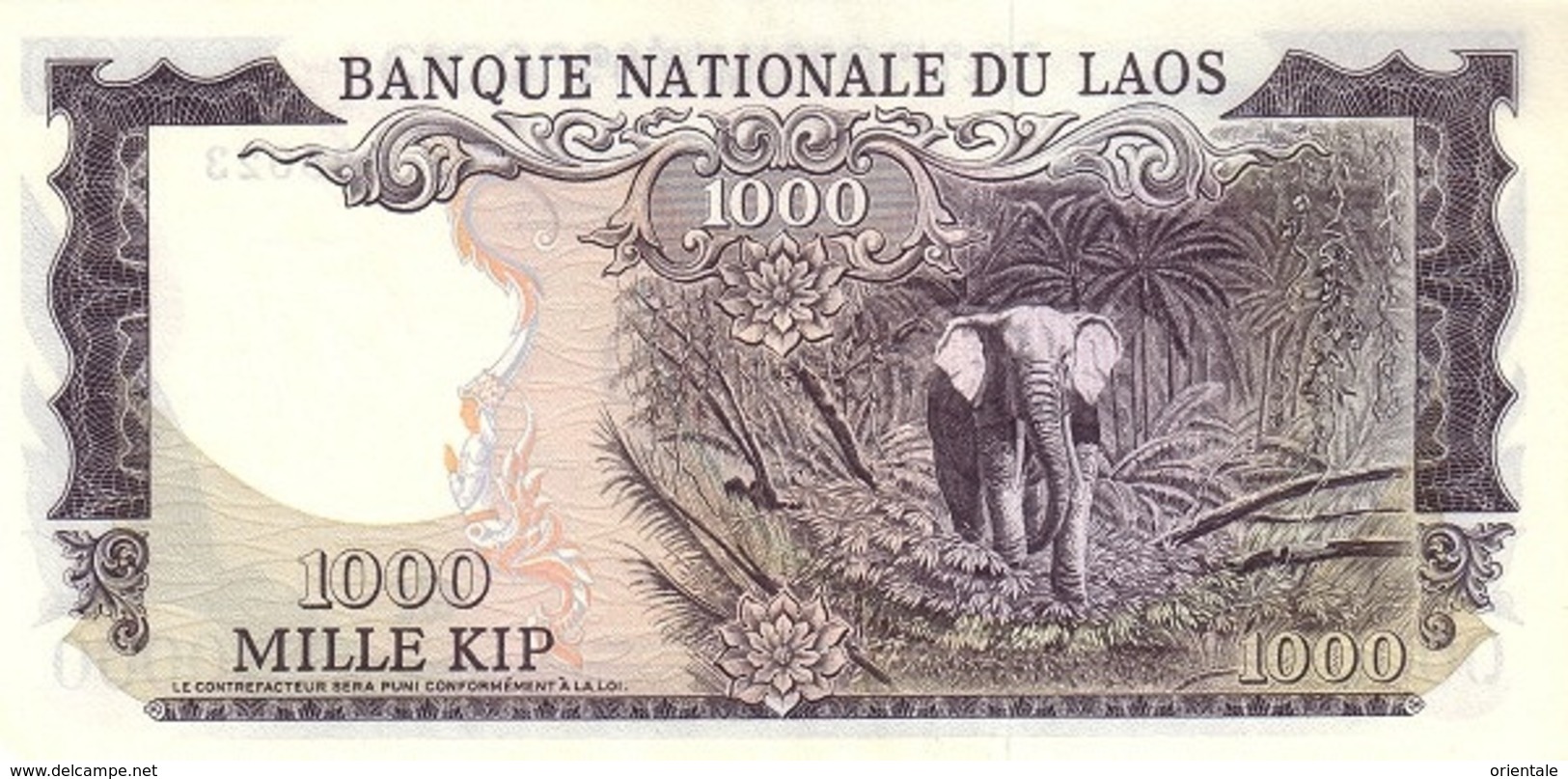 LAOS P. 18a 1000 K 1974 UNC - Laos