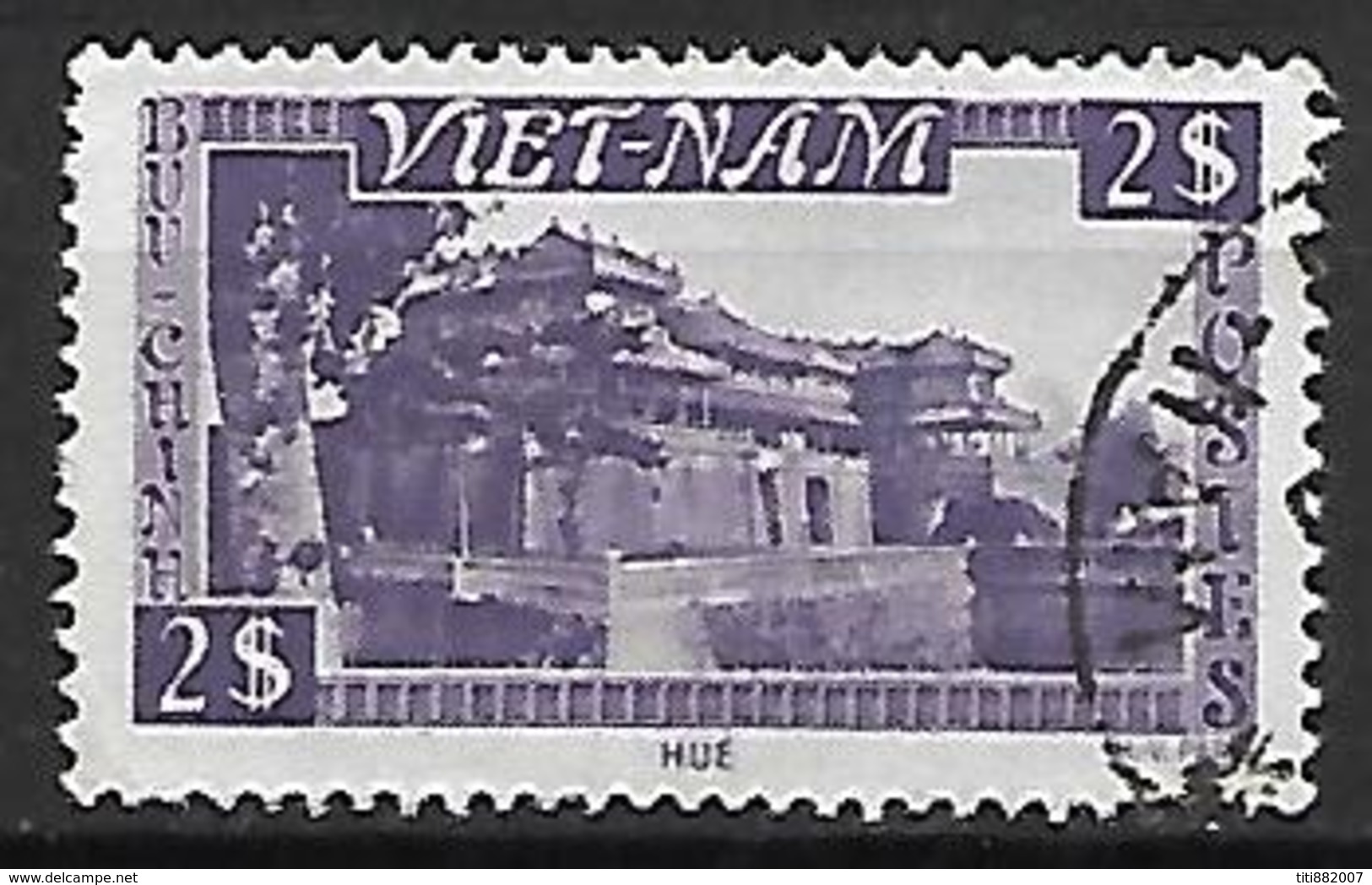 VIET-NAM    -   1951 .  Y&T N° 8 Oblitéré - Vietnam