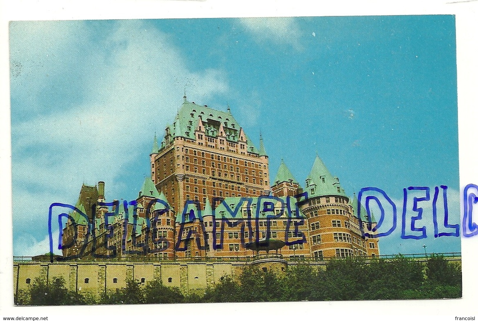 Canada. Le Château Frontenac. Photo Laval Couët - Québec - Château Frontenac