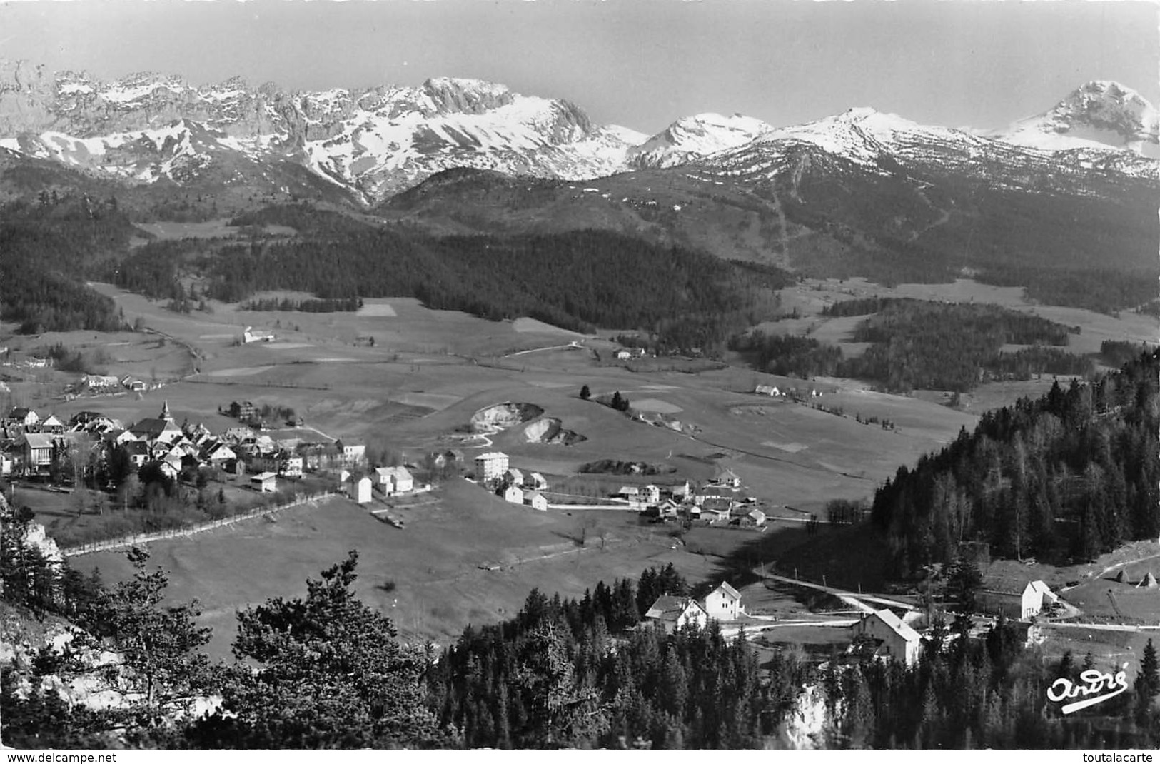 CPSM 38 VILLARD DE LANS VUE GENERALE - Villard-de-Lans