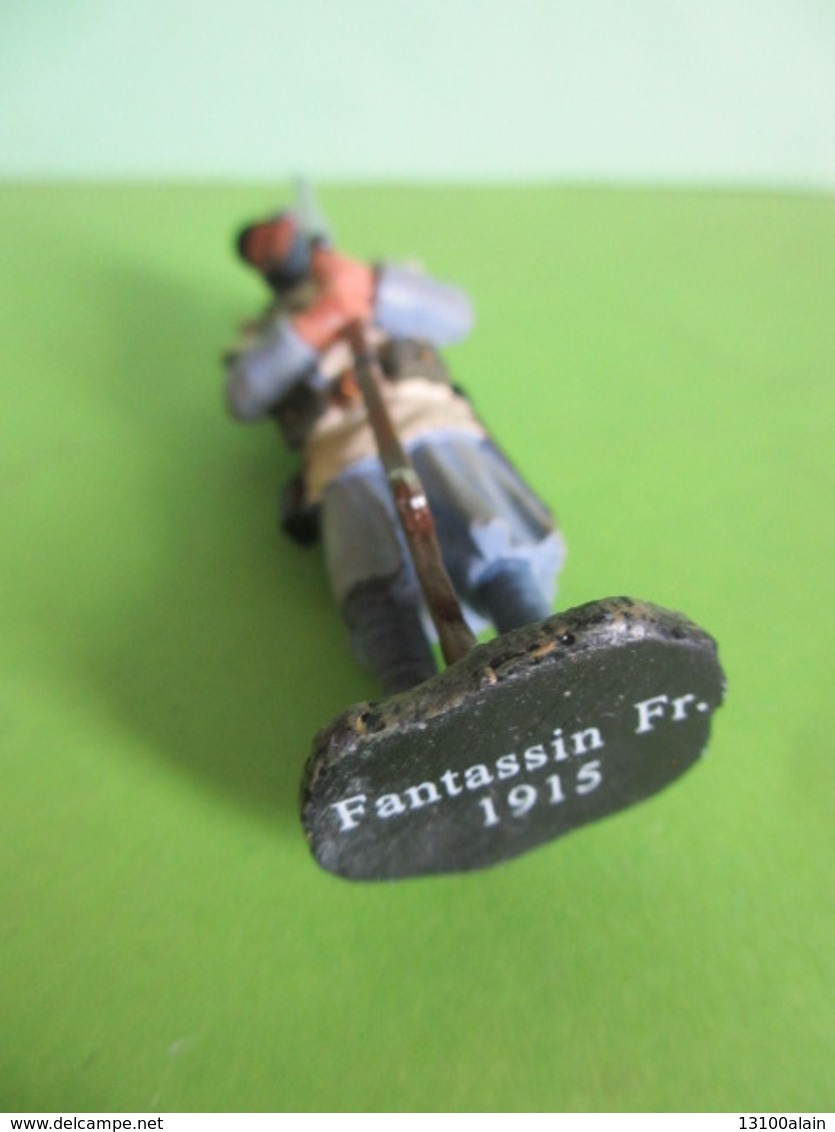 Figurines Soldats De Plomb Soldat HACHETTE FANTASSIN FRANCAIS 1915 France Guerre Poilu Infanterie 14/18 WW WWI - Tin Soldiers