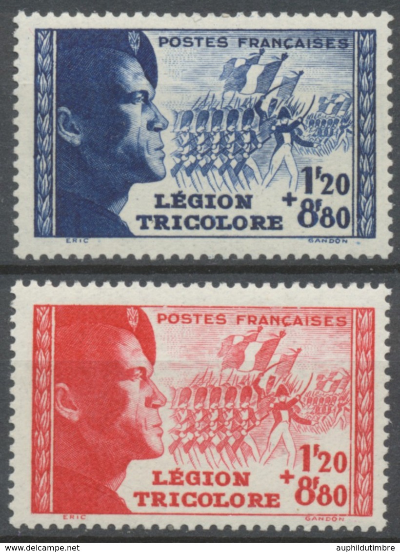 Série Pour La Légion Tricolore.  2 Valeurs Neuf Luxe ** Y566S - Neufs