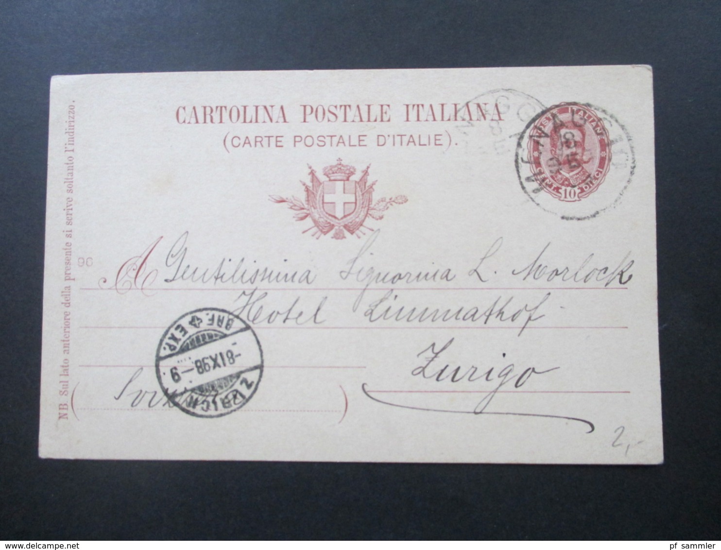 Italien 1885 - 1983 Ganzsachen Posten mit 40 Stück / viele alte!! Auch Zensurstempel. Fast alle ins Ausland / Schweiz.