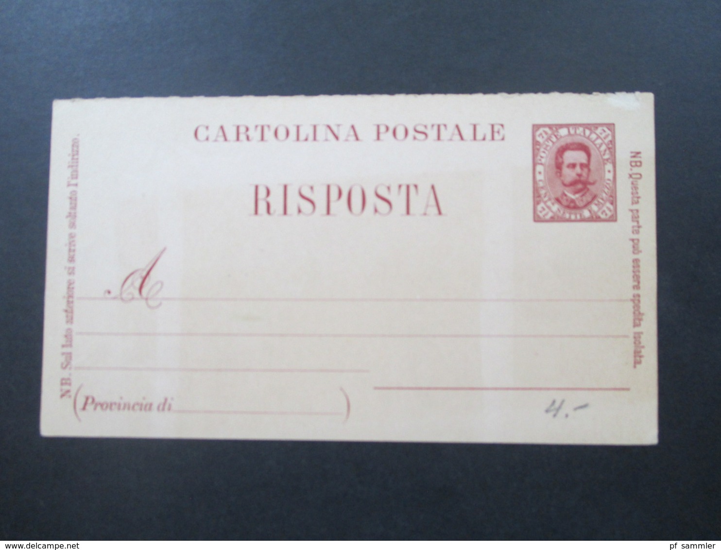 Italien 1885 - 1983 Ganzsachen Posten mit 40 Stück / viele alte!! Auch Zensurstempel. Fast alle ins Ausland / Schweiz.