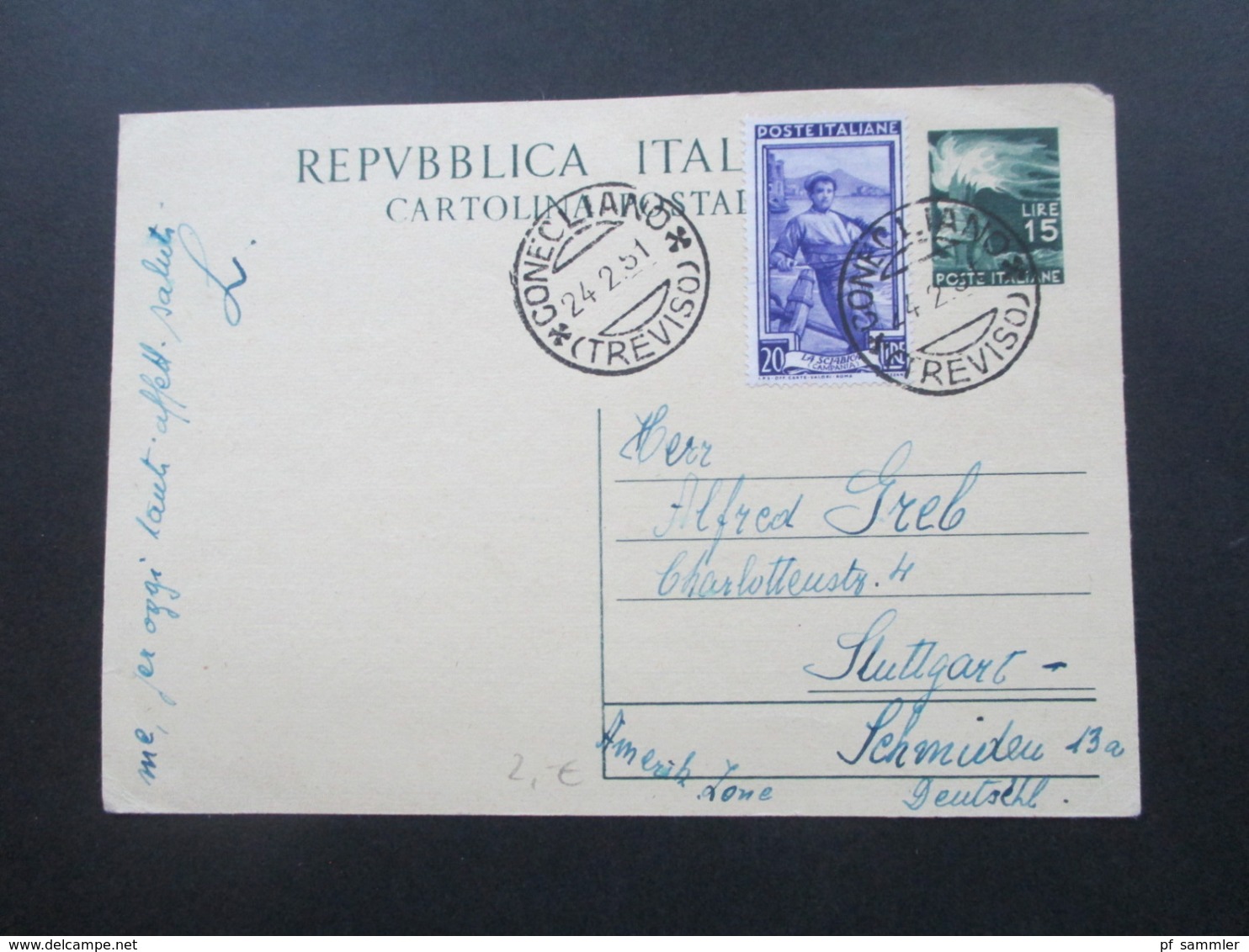 Italien 1885 - 1983 Ganzsachen Posten mit 40 Stück / viele alte!! Auch Zensurstempel. Fast alle ins Ausland / Schweiz.