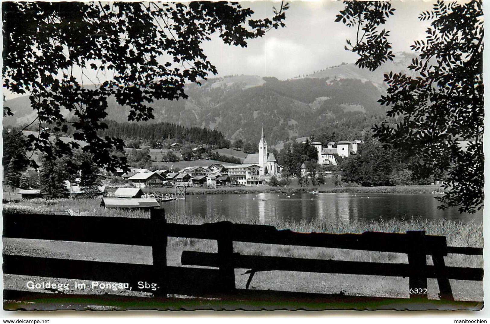 AUTRICHE GOLDEGG IM PONGAU VUE DU VILLAGE - Goldegg