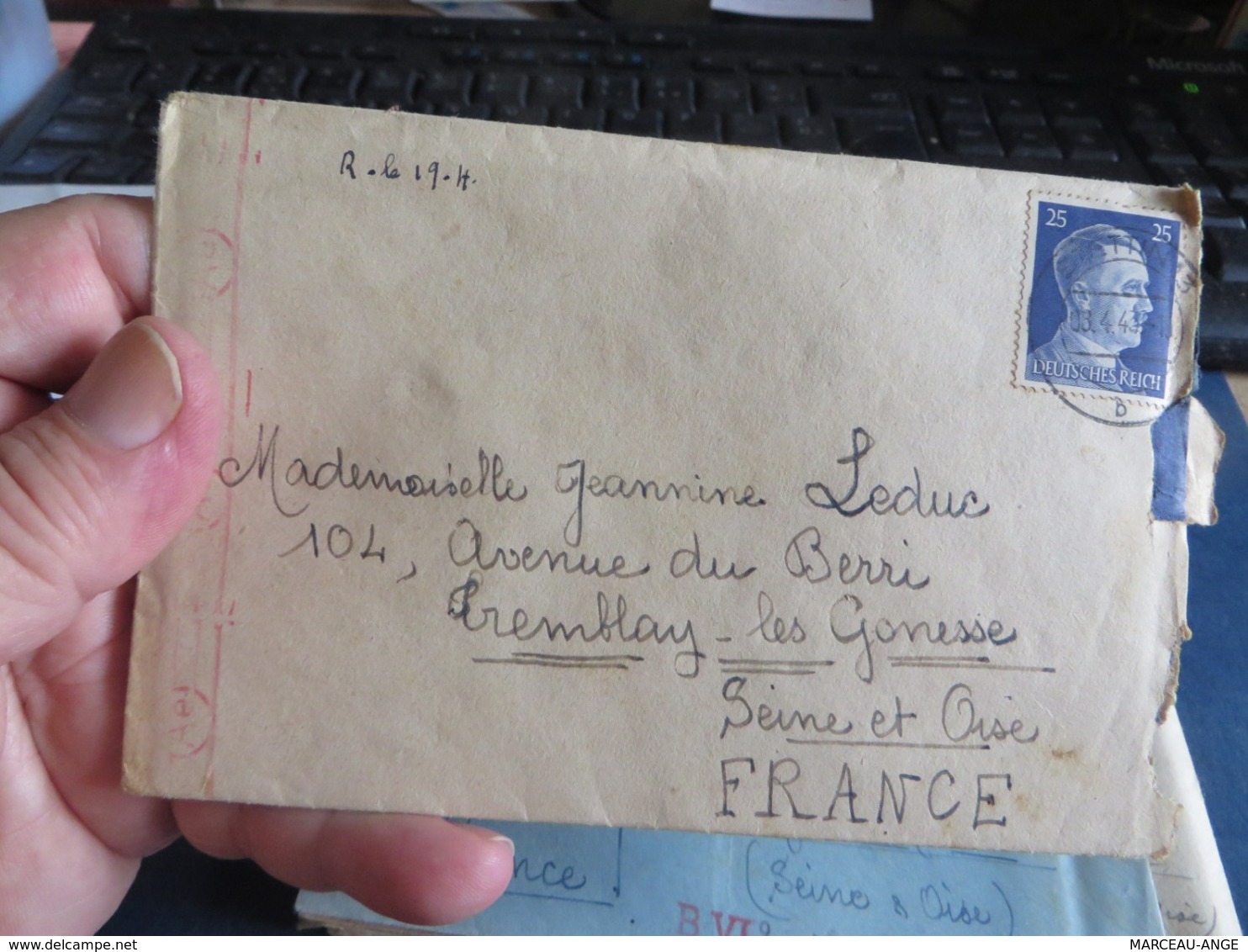 LOT D'ENVIRON 10 lettres de CENSURE 1939/1945 et assimilées guerre ,certaines avec contenue