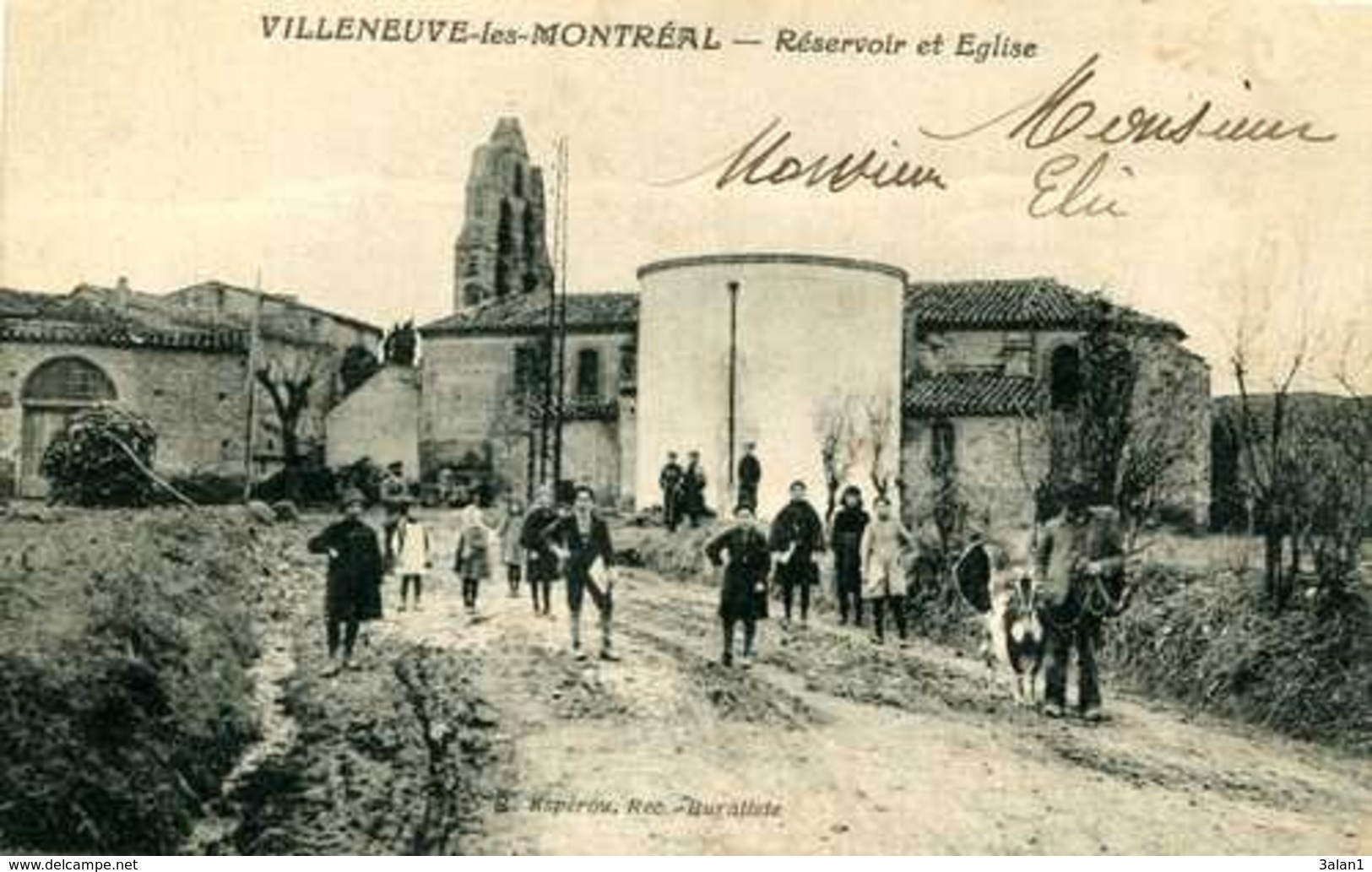 VILLENEUVE Les MONTREAL=  Réservoir Et église.  848 - Autres & Non Classés