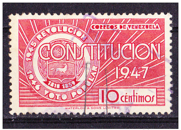 Venezuela 1947-Costituzione  Usato-Simile - Venezuela