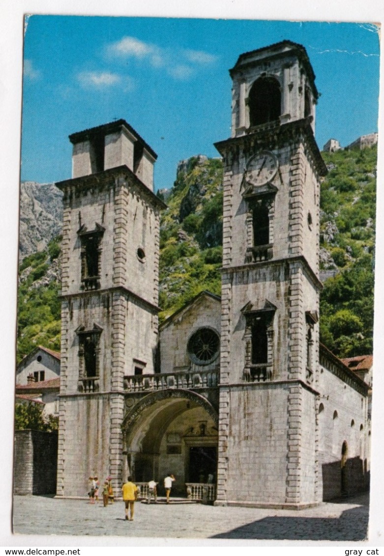 KOTOR, Montenegro, Cathedral, Katedrala, 1985 Used Postcard [23501] - Montenegro