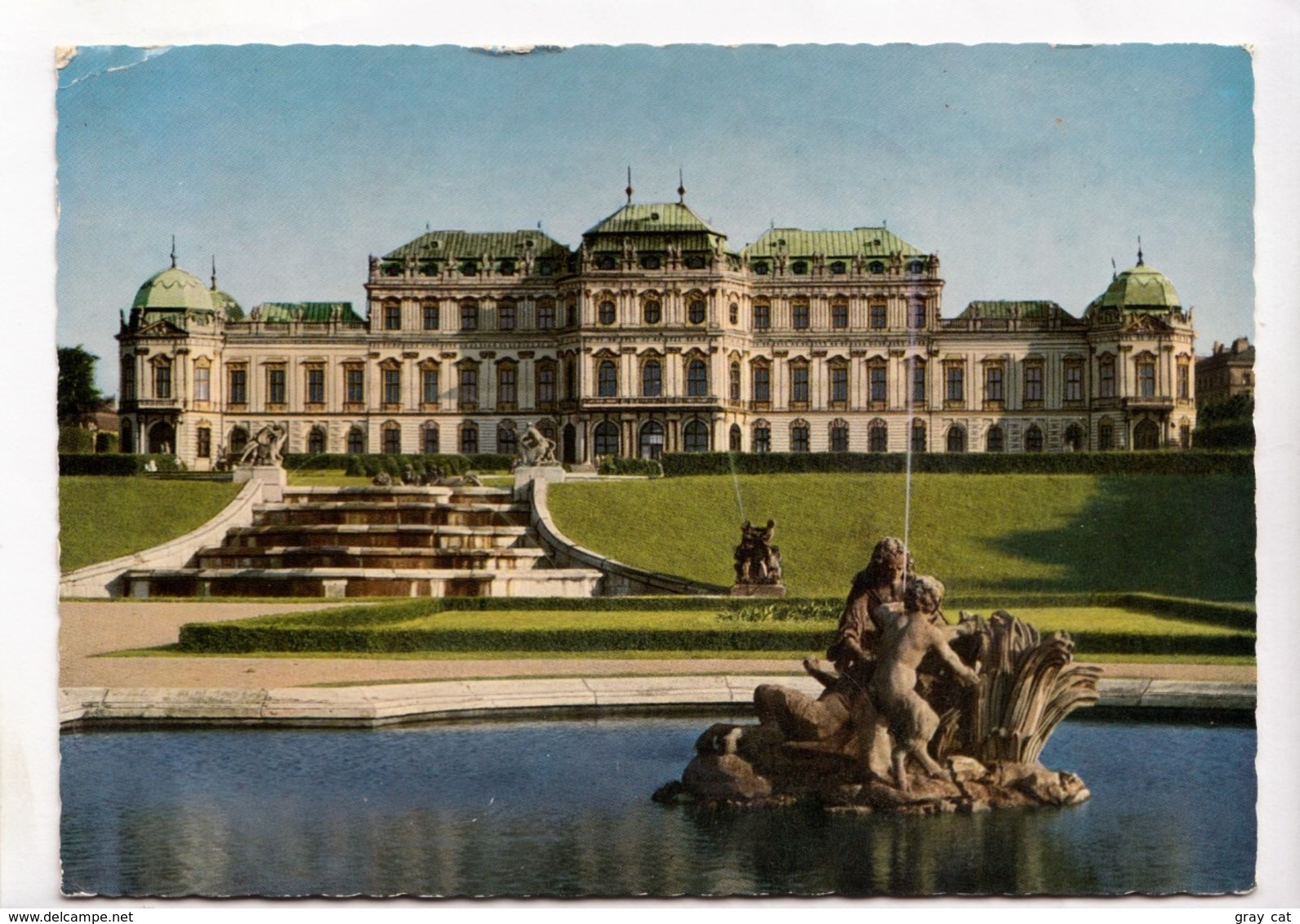 VIENNA, WIEN, Schloss Belvedere Castle, 1966 Used Postcard [23503] - Belvedere