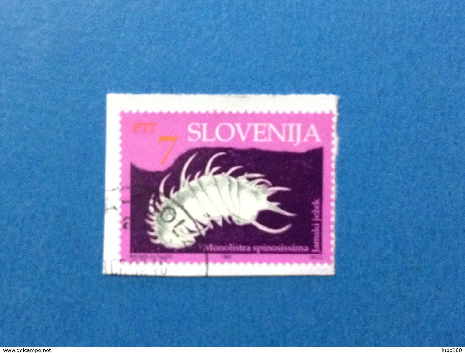 1993 SLOVENIA SLOVENIJA 7 FRANCOBOLLO USATO STAMP USED - Slovenia