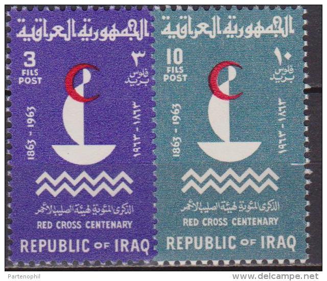 IRAQ  Red Cross,  Medicine Croce Rossa 2V. MNH - Croce Rossa