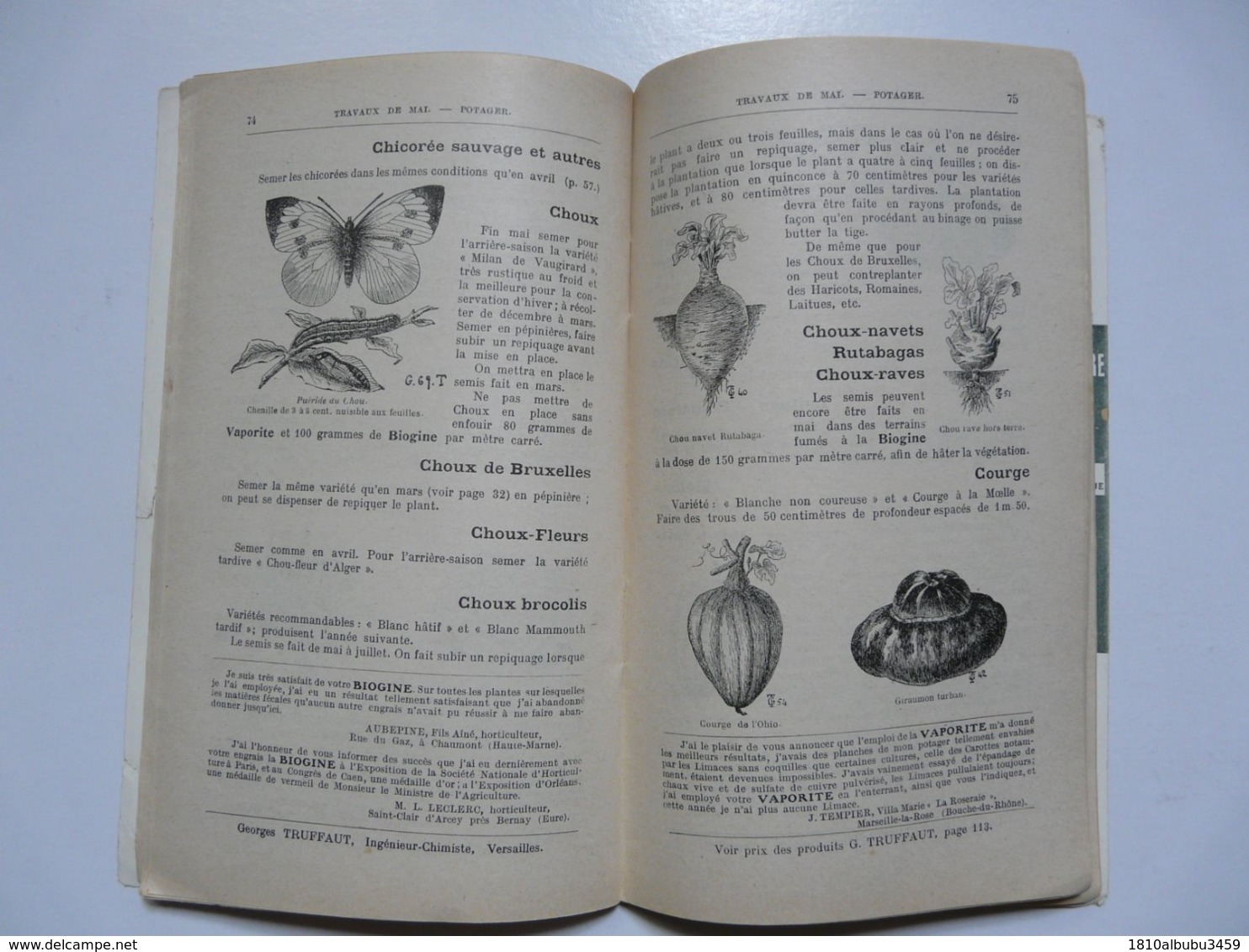 FASCICULE - Publication Des Laboratoires Georges TRUFFAUT (128 P.) - Comment On Soigne Son Jardin - Travaux De Printemps - Giardinaggio