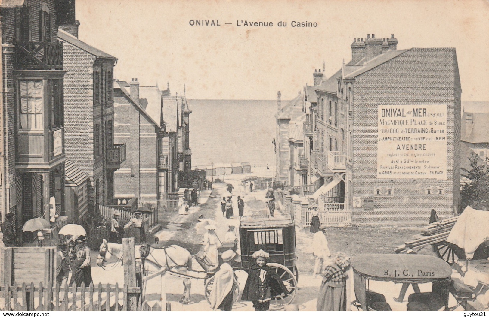 80 Somme : Onival L'Avenue Du Casino - Onival