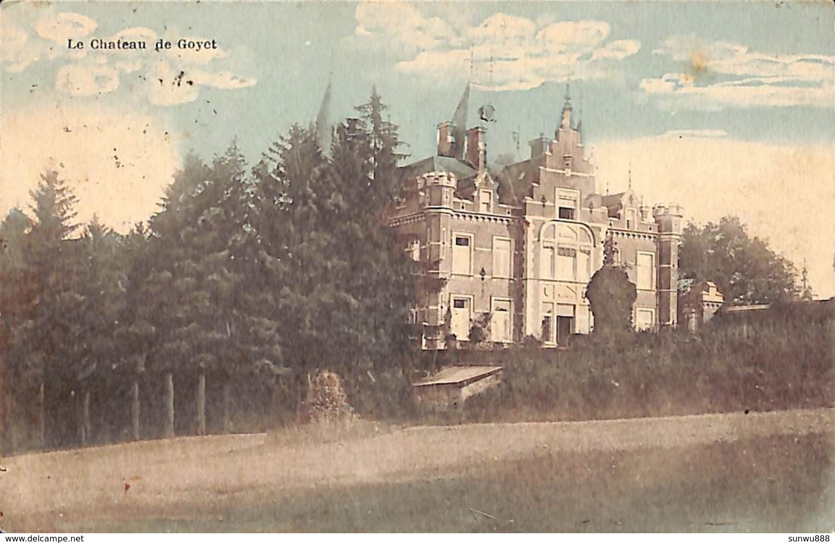 Le Château De Goyet (colorisée, Edit. Ol. Groyne 1926) - Gesves