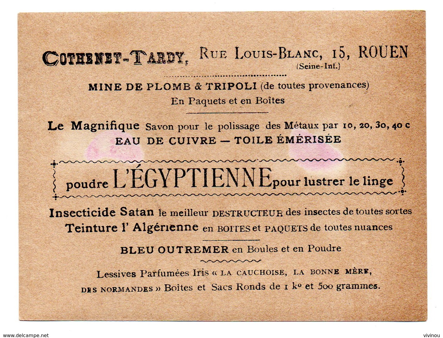 Chromo L'Egyptienne égyptienne Lavandière Essorer Linge Drap Eau Froide Blanchisseuse Métier Femme Lith Champenois ? - Autres & Non Classés