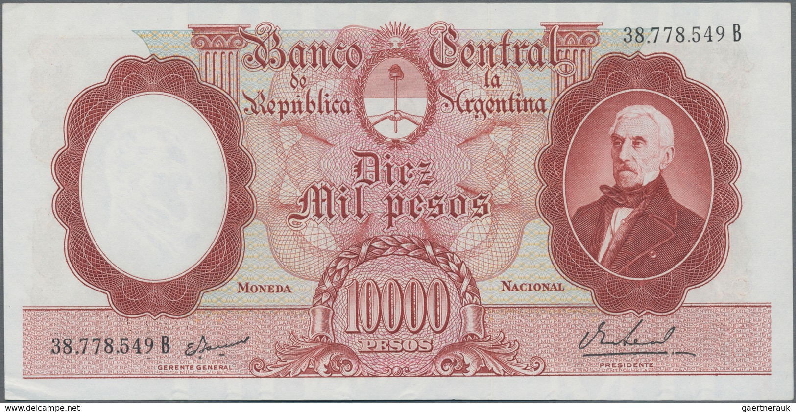 Argentina / Argentinien: Pair With 5000 And 10.000 Pesos ND(1961-69), P.280a, 281, Both In XF+/aUNC - Argentinië