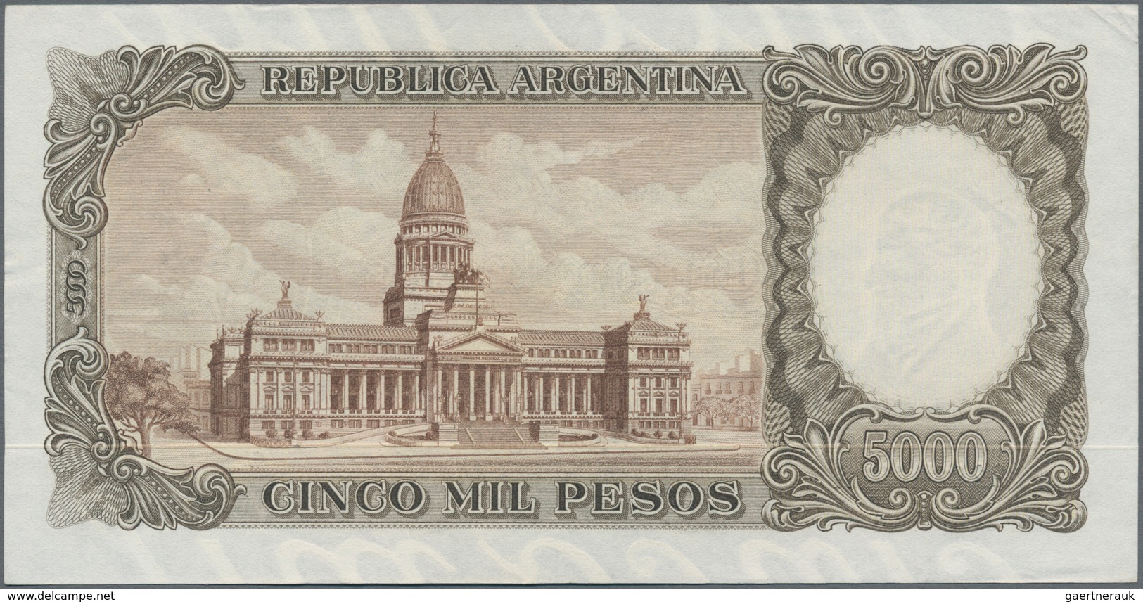 Argentina / Argentinien: Pair With 5000 And 10.000 Pesos ND(1961-69), P.280a, 281, Both In XF+/aUNC - Argentinië