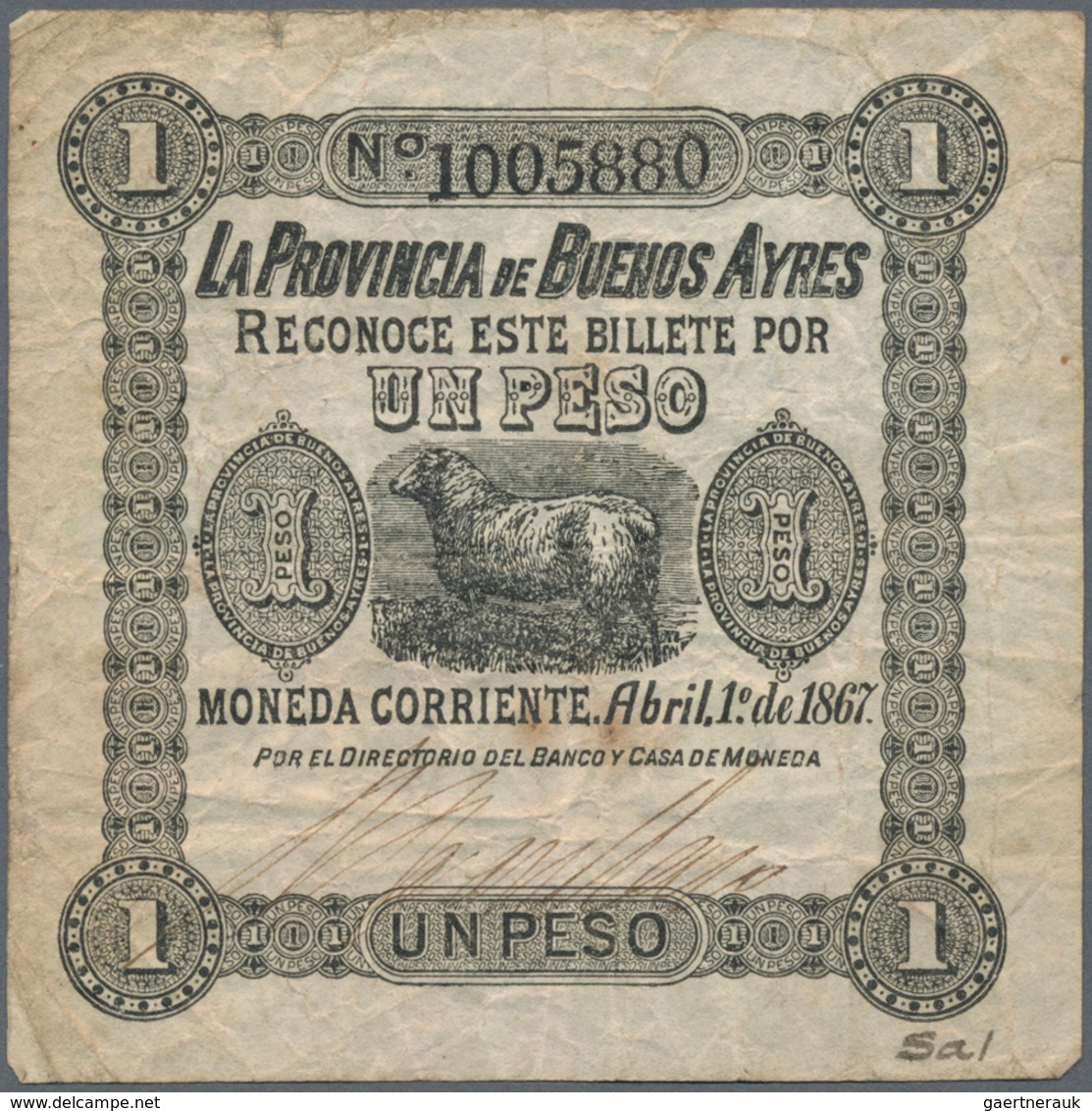 Argentina / Argentinien: Nice Set With 3 Banknotes Containing 2 X 1 Peso La Provincia De Buenos Ayre - Argentinië