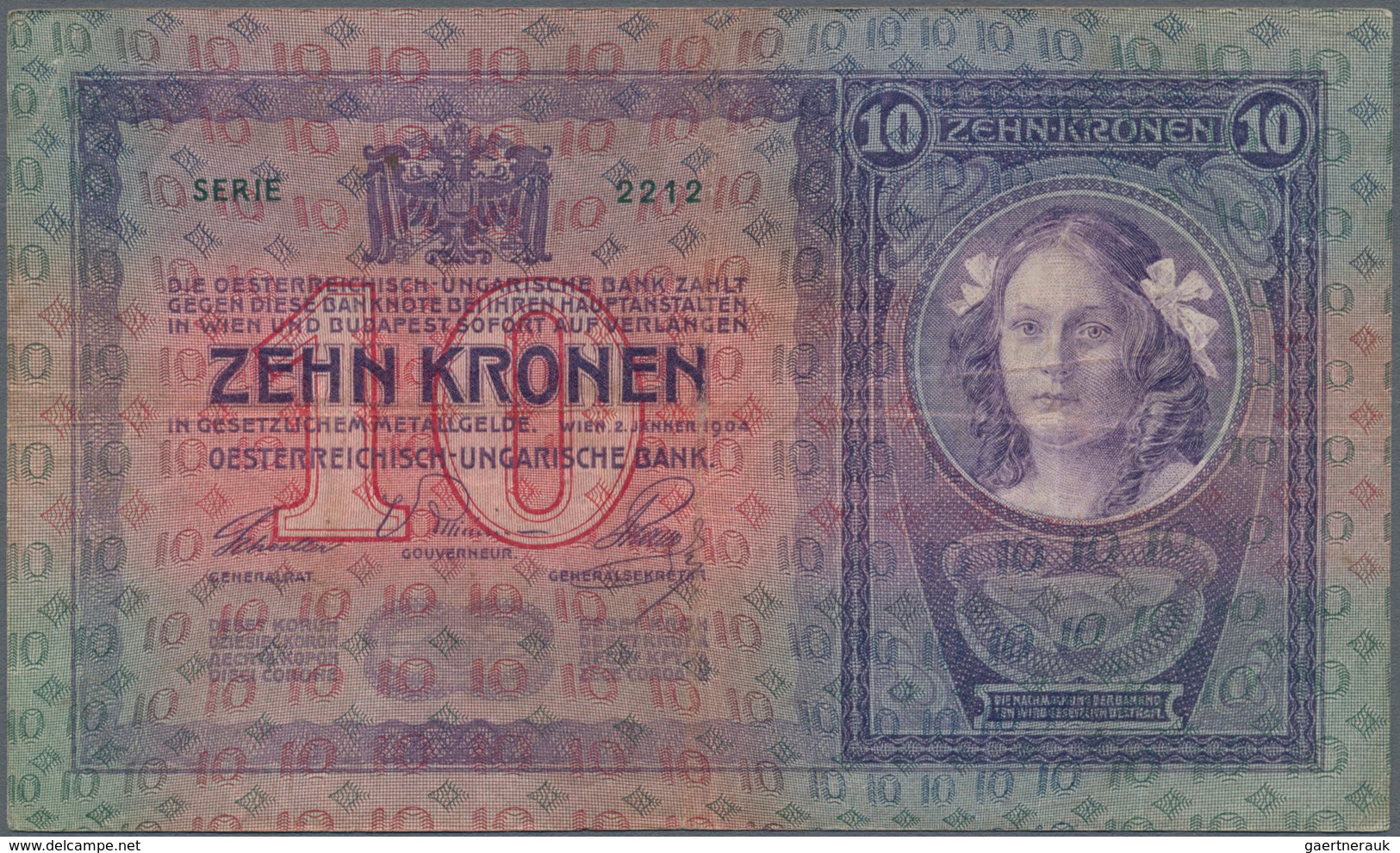 Austria / Österreich: Set With 15 Pcs. 10 Kronen 1904, P.9 In About F+ To VF Condition. (15 Pcs.) - Austria