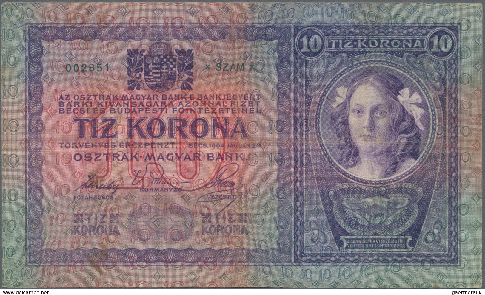 Austria / Österreich: Set With 15 Pcs. 10 Kronen 1904, P.9 In About F+ To VF Condition. (15 Pcs.) - Oesterreich