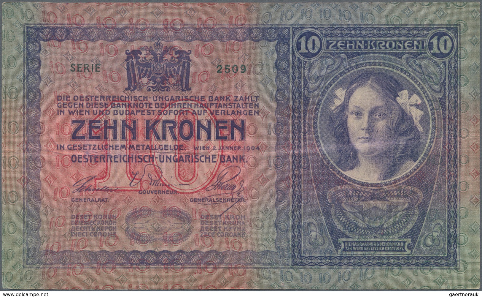 Austria / Österreich: Set With 15 Pcs. 10 Kronen 1904, P.9 In About F+ To VF Condition. (15 Pcs.) - Oesterreich