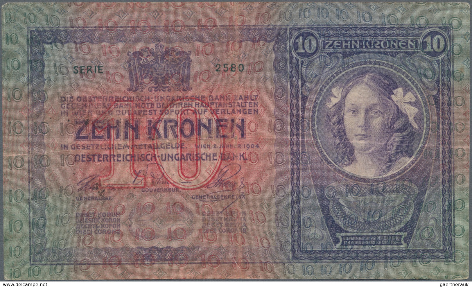 Austria / Österreich: Set With 15 Pcs. 10 Kronen 1904, P.9 In About F+ To VF Condition. (15 Pcs.) - Austria