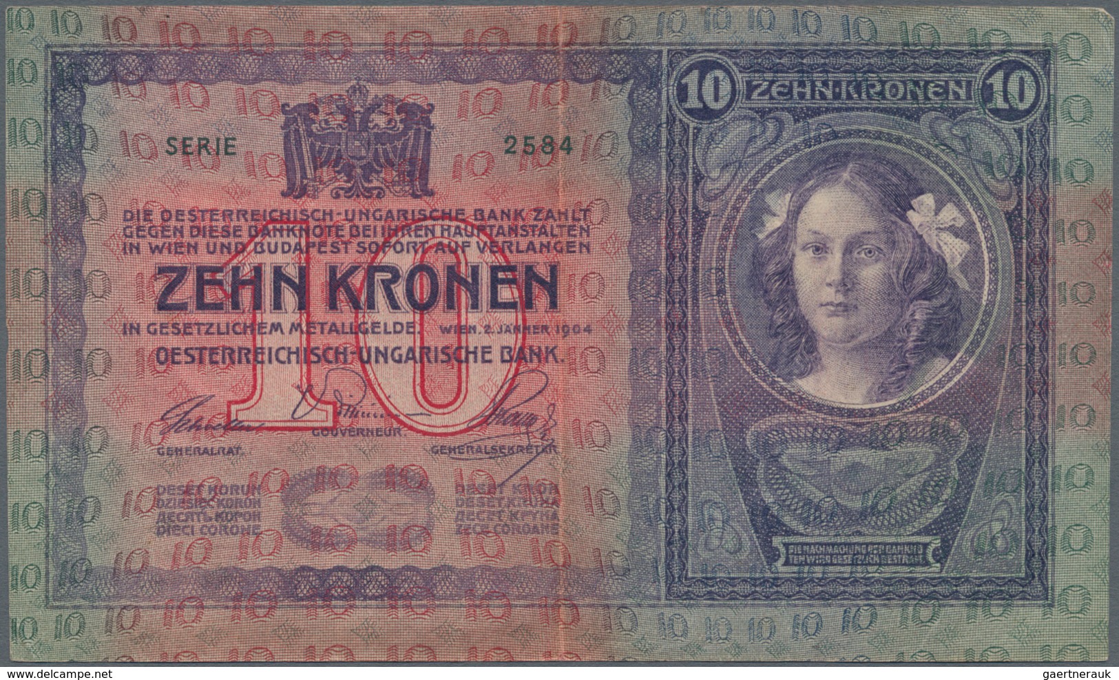 Austria / Österreich: Set with 15 pcs. 10 Kronen 1904, P.9 in about F+ to VF condition. (15 pcs.)