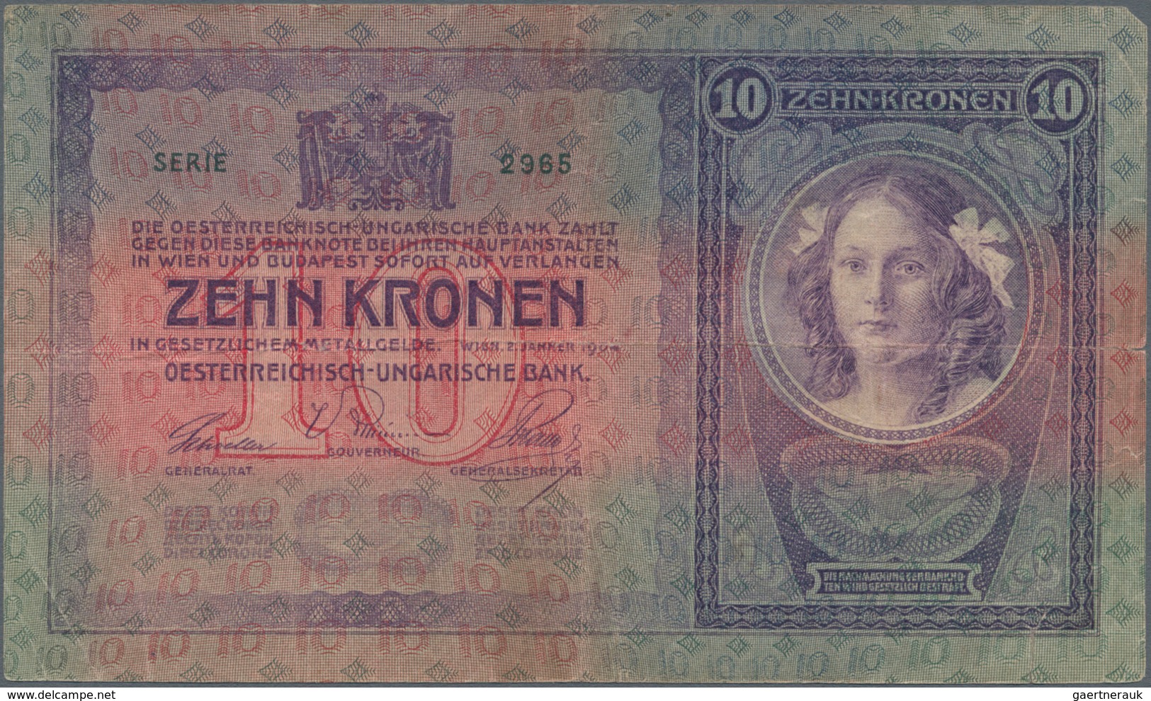 Austria / Österreich: Set with 15 pcs. 10 Kronen 1904, P.9 in about F+ to VF condition. (15 pcs.)